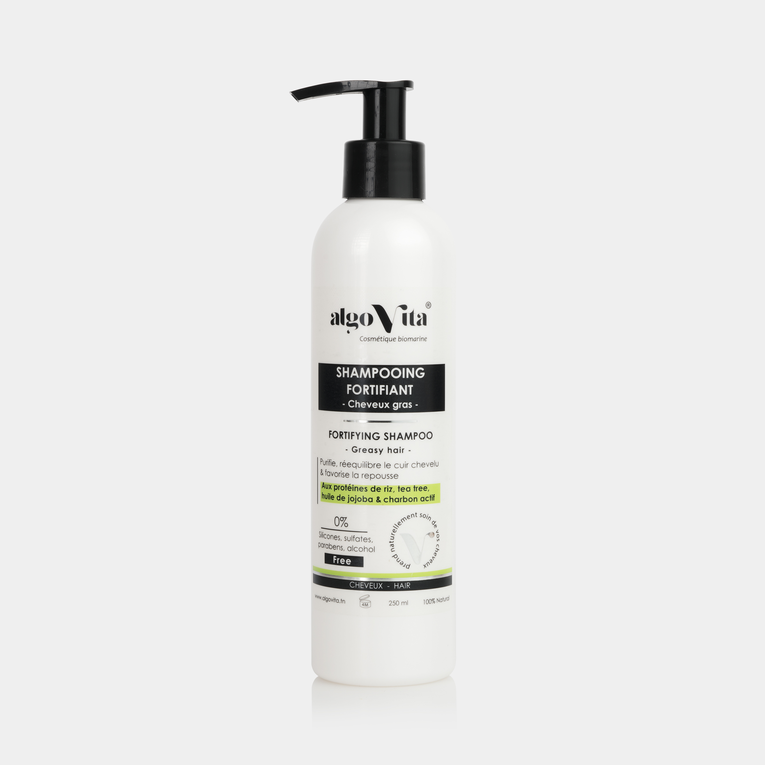 Shampoing Fortifiant Cheveux Gras 