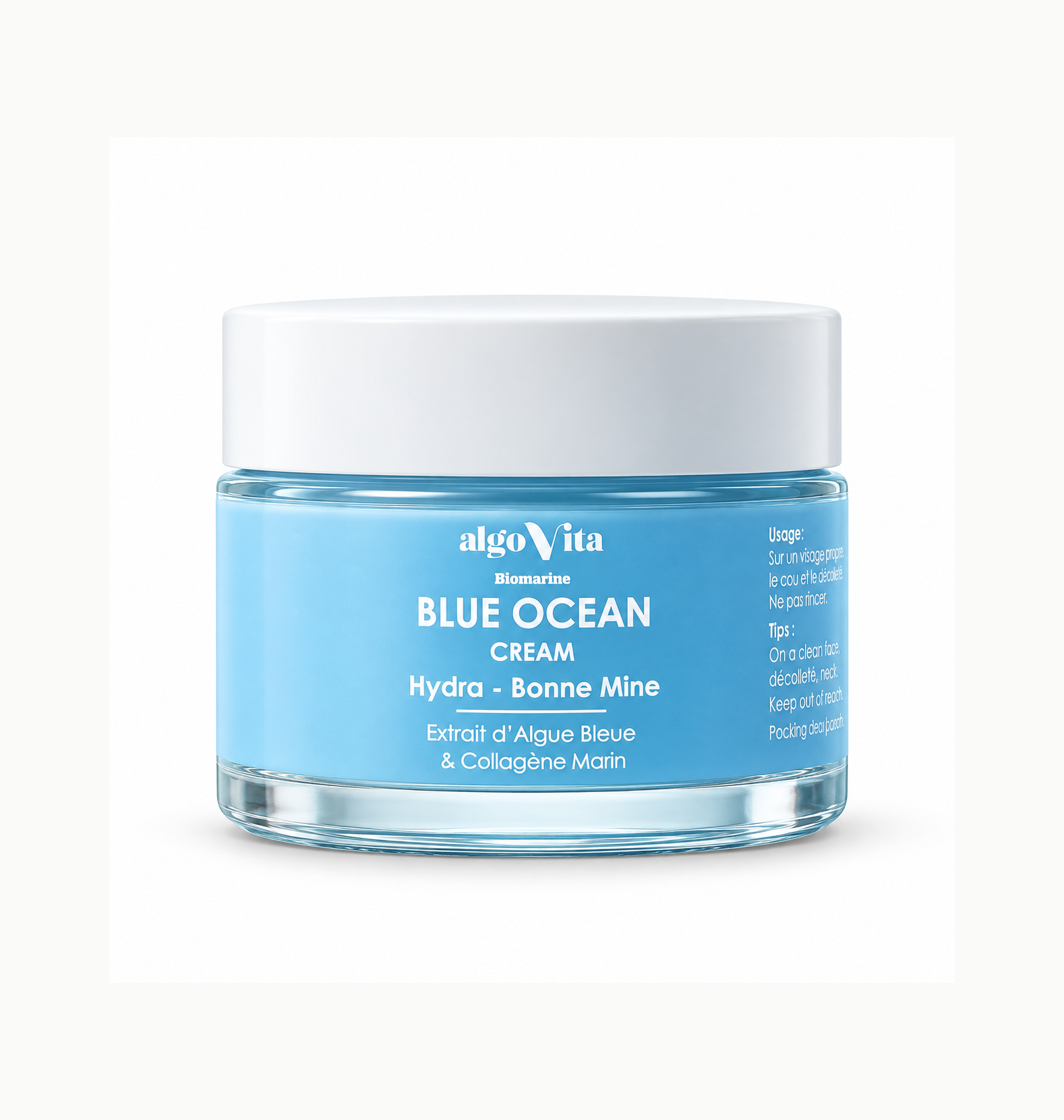 Crème Blue Ocean  (Peau Normale-Sèche)