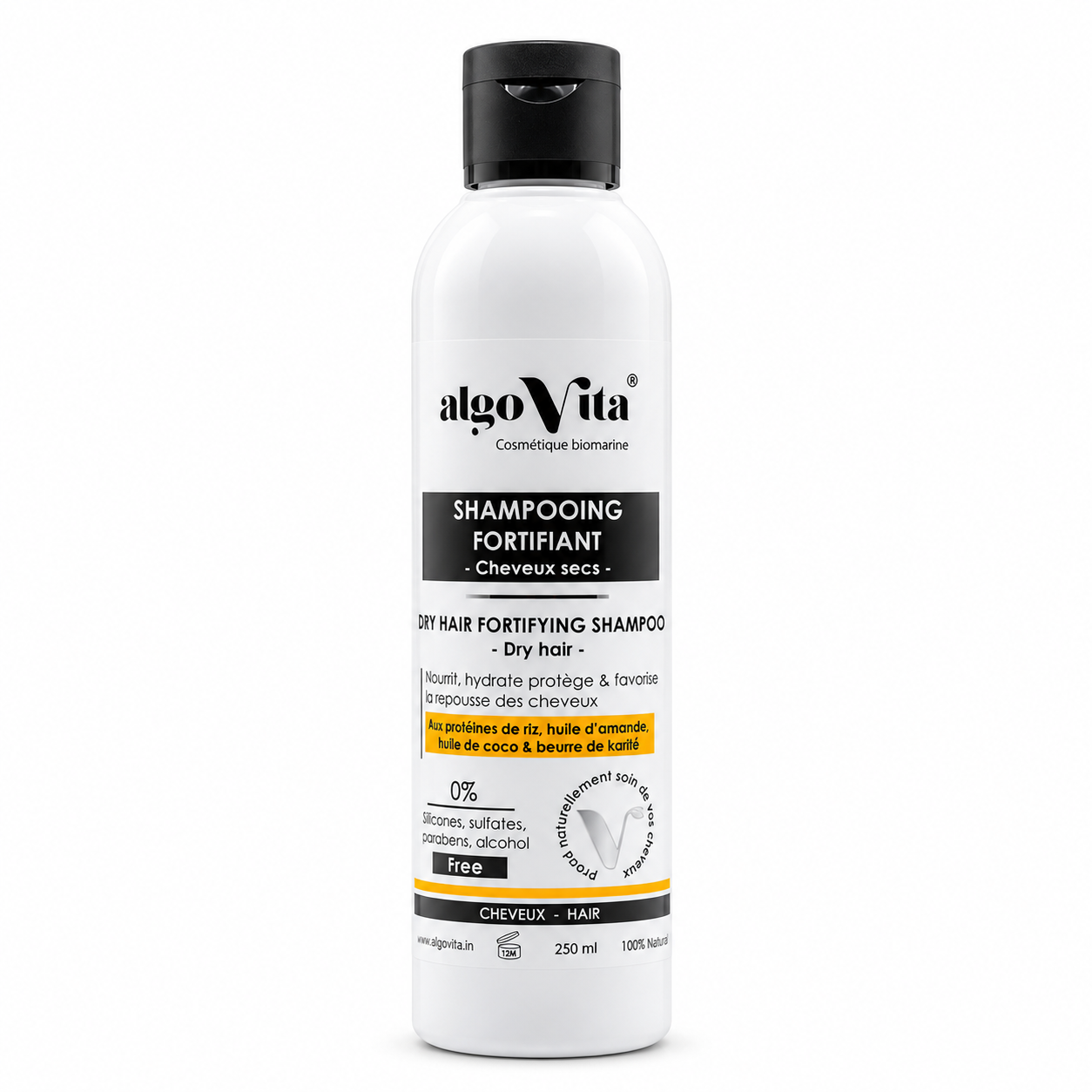 Shampoing Fortifiant Cheveux Sec Abîmés