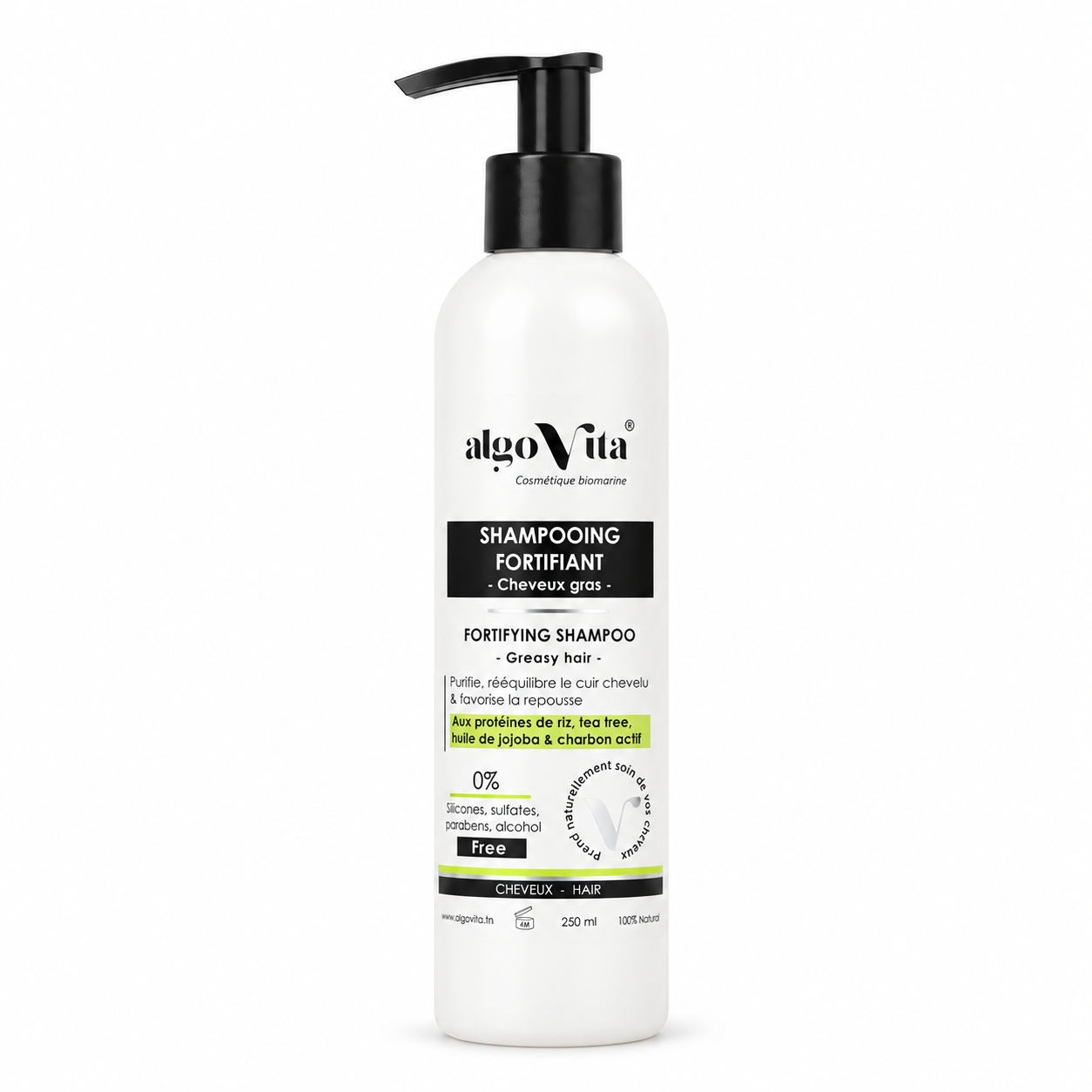 Shampoing Fortifiant Cheveux Gras